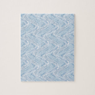 Katoen Snoep Blauw Abstract Legpuzzel