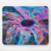 Katoen Snoep Bloem Mousepad Muismat (Voorkant)