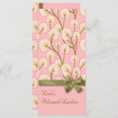 Katoen Snoep Boeket Pensioen Party Programma (Voorkant / Achterkant)