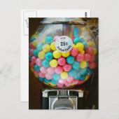 Katoen Snoep Briefkaart (Voorkant / Achterkant)