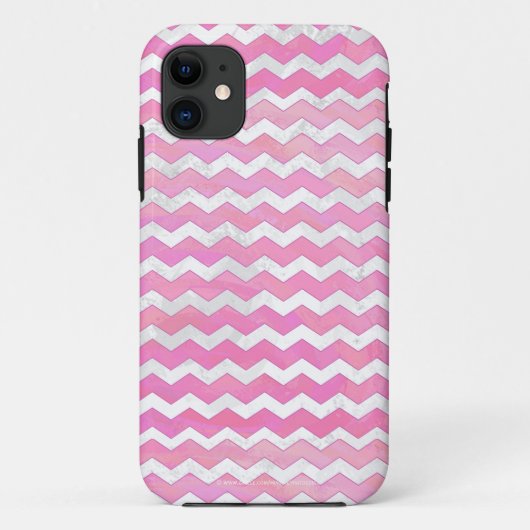 Katoen Snoep Chevon Pattern Case-Mate iPhone Case (Achterkant)