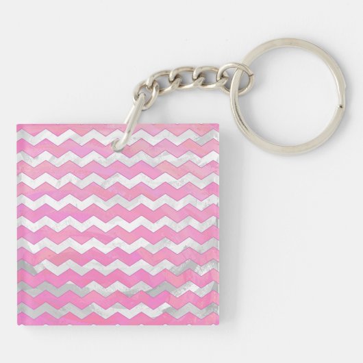 Katoen Snoep Chevon Pattern Sleutelhanger (Achterkant)