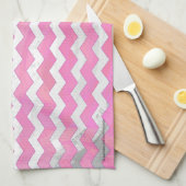 Katoen Snoep Chevon Pattern Theedoek (Quarter Fold)