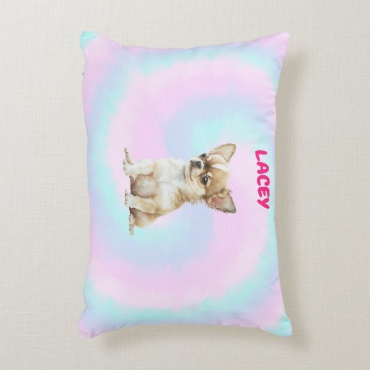 Katoen Snoep "Chihuahua" Puppy Love Accent Pillow Accent Kussen (Voorkant(Verticaal))