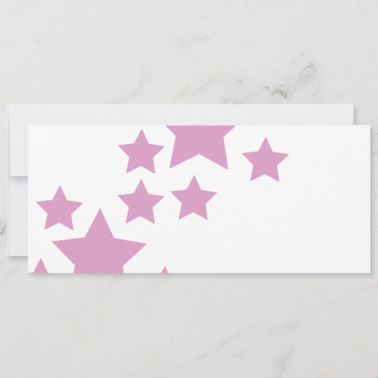 Katoen Snoep Circus Tent Birthday Ticket Party Kaart (Achterkant)