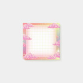 Katoen Snoep Clouds - Neon Dreams Sticky Notes (Voorkant)