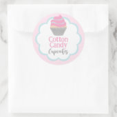 Katoen Snoep Cupcake Scallop Label (Tas)