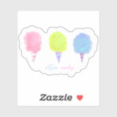 Katoen Snoep, dessert, Behandelingen, Roze snoep, Sticker (Vel)