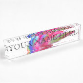 Katoen Snoep Fractal Name Bord Naambordje