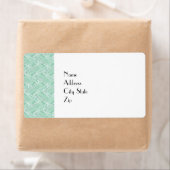 Katoen Snoep Groen Abstract Etiket (Insitu)