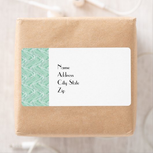 Katoen Snoep Groen Abstract Etiket (Insitu)