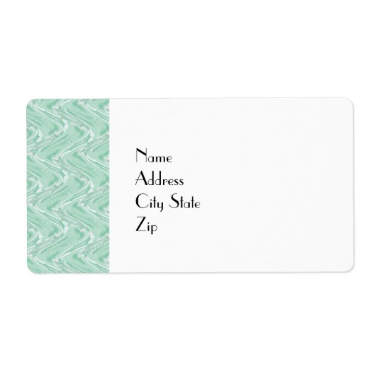 Katoen Snoep Groen Abstract Etiket (Voorkant)