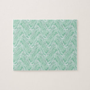 Katoen Snoep Groen Abstract Legpuzzel