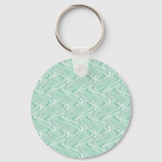 Katoen Snoep Groen Abstract Sleutelhanger (Voorkant)