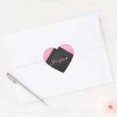 Katoen Snoep Hart Sticker (Envelop)