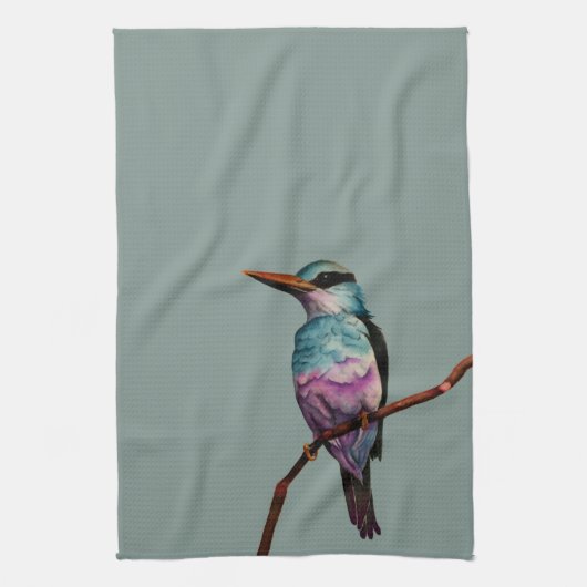 Katoen Snoep Kleur vogel schilderen Theedoek (Verticaal)