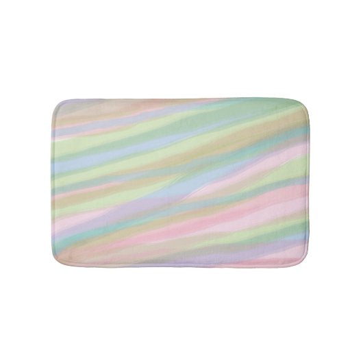 Katoen snoep kleuren Bath Mat (Voorkant)