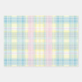 Katoen Snoep Lente pastel set van 3 Inpakpapier Vel (Voorkant 2)