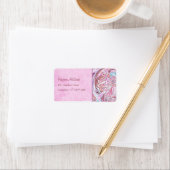 Katoen Snoep Mandala Adres Etiket (Insitu)