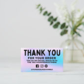 Katoen Snoep Media invoegen Visitekaartje (Staand voorkant)