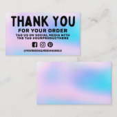 Katoen Snoep Media invoegen Visitekaartje (Voorkant / Achterkant)