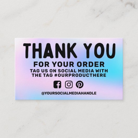 Katoen Snoep Media invoegen Visitekaartje (Voorkant)