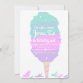 Katoen Snoep met handtekeningen Kaart (Voorkant)