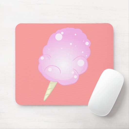 Katoen Snoep Mousepad - roze Muismat (Met muis)