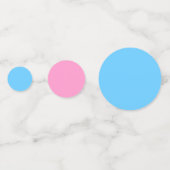 Katoen Snoep naar Bubblegum Blue Gradient Confetti (Achterkanten)