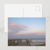 Katoen Snoep op het Briefkaart Jax Beach (Voorkant / Achterkant)