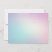 Katoen Snoep Pastel Gradient Note Kaart Notitiekaartje (Achterkant)