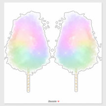 Katoen snoep pastel regenboogliter schattig