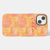 Katoen Snoep Patchwork iPhone Hoesje (Achterkant horizontaal)