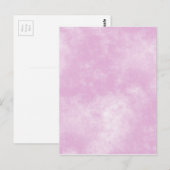 KATOEN-SNOEP PINK FOG ACHTERGROND TEXTURES SJABLOO BRIEFKAART (Voorkant / Achterkant)