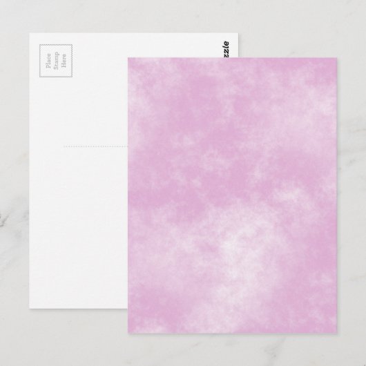 KATOEN-SNOEP PINK FOG ACHTERGROND TEXTURES SJABLOO BRIEFKAART (Voorkant / Achterkant)