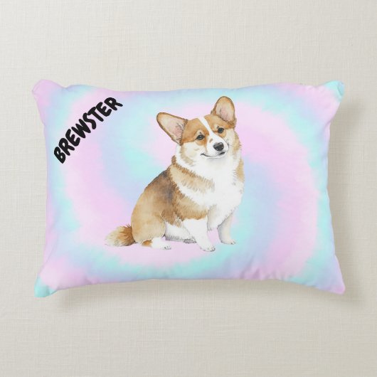 Katoen Snoep Puppy Love Actule Pillow Accent Kussen (Voorkant)