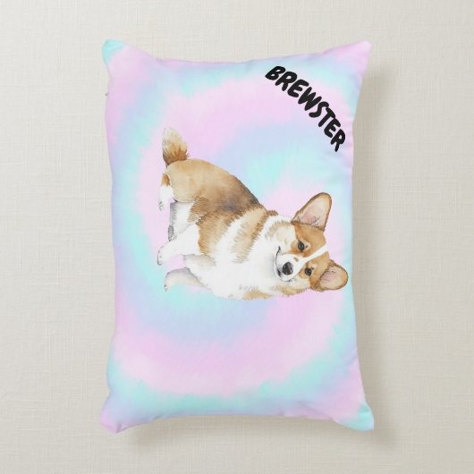 Katoen Snoep Puppy Love Actule Pillow Accent Kussen (Voorkant(Verticaal))