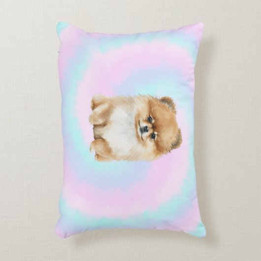 Katoen Snoep Puppy Love Actule Pillow Accent Kussen (Voorkant(Verticaal))