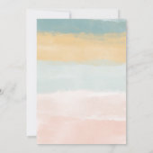 Katoen Snoep | RegenboogBaby shower Kaart (Achterkant)