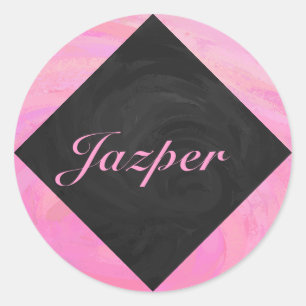 Katoen Snoep Ronde Sticker
