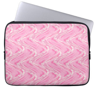 Katoen Snoep Roze Abstract Laptop Sleeve