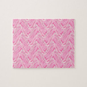 Katoen Snoep Roze Abstract Legpuzzel