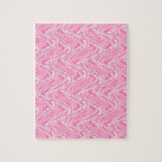 Katoen Snoep Roze Abstract Legpuzzel (Verticaal)