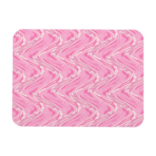 Katoen Snoep Roze Abstract Magneet (Horizontaal)