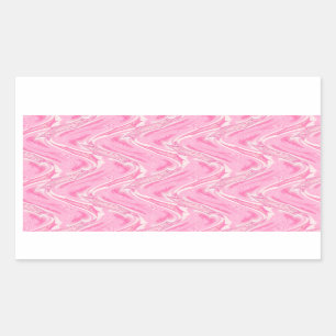 Katoen Snoep Roze Abstract Rechthoekige Sticker
