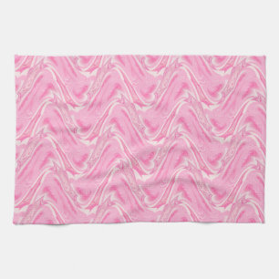 Katoen Snoep Roze Abstract Theedoek