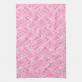 Katoen Snoep Roze Abstract Theedoek (Verticaal)
