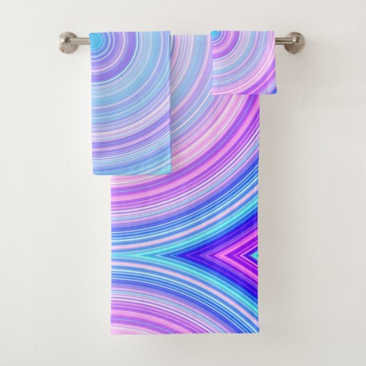 Katoen Snoep Roze Blauw Bad Handdoek (Insitu)