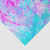 Katoen Snoep Roze en Blauwe Waterverf Tissuepapier (Detail)