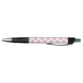 Katoen Snoep Roze polka harten wit Pen (Bodem)